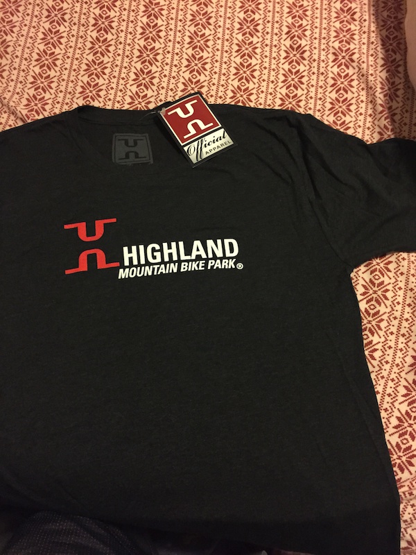 2015 Highland Mountain Bike Park t shirt