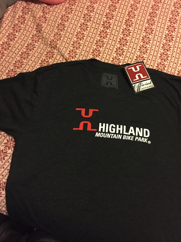 2015 Highland Mountain Bike Park t shirt