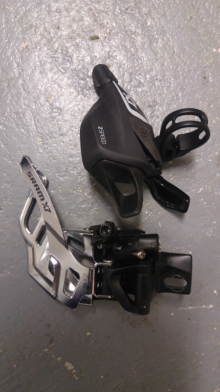Brand new sram x7 front shifter and derailleur for sale