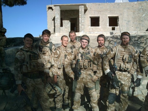 Ben Deakin and his Royal Marine Commando Troop in Afghanistan