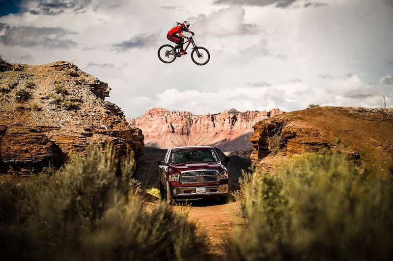 The incredible Steffi Marth riding the Grafton Gap in Utah! Photo taken from the Trek Gravity Girls Facebook page! (Not my photo or me riding!) Uploaded to use for an interview with the lady herself.