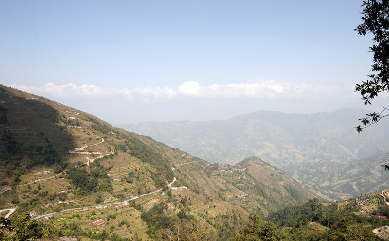 The windy route from the top of the mountain. Super fun descending but brutal climbing.