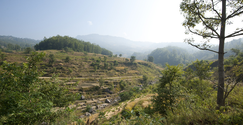 The typical landscape for the first 3 days of racing.