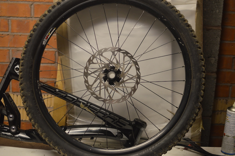 front wheel and rotor