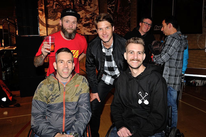 Just hanging out with the dude with more World Cup downhill wins than anyone else Greg Minnaar, trails genius/ YouTube sensation and back on track legend Martyn Ashton, stupidly funny, completely random and awesome friend the bearded great rock Ed Oxley.