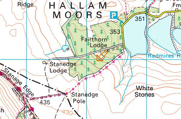 Hallam Moors Map