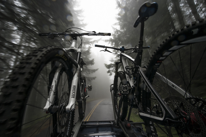 After dumping the majority of our belongings into storage in Colorado, we headed straight for our parents houses’ in Oregon. We promptly got to the business of riding bikes. Rainy day shuttles on Mary's Peak in Oregon was just the way to start things off.