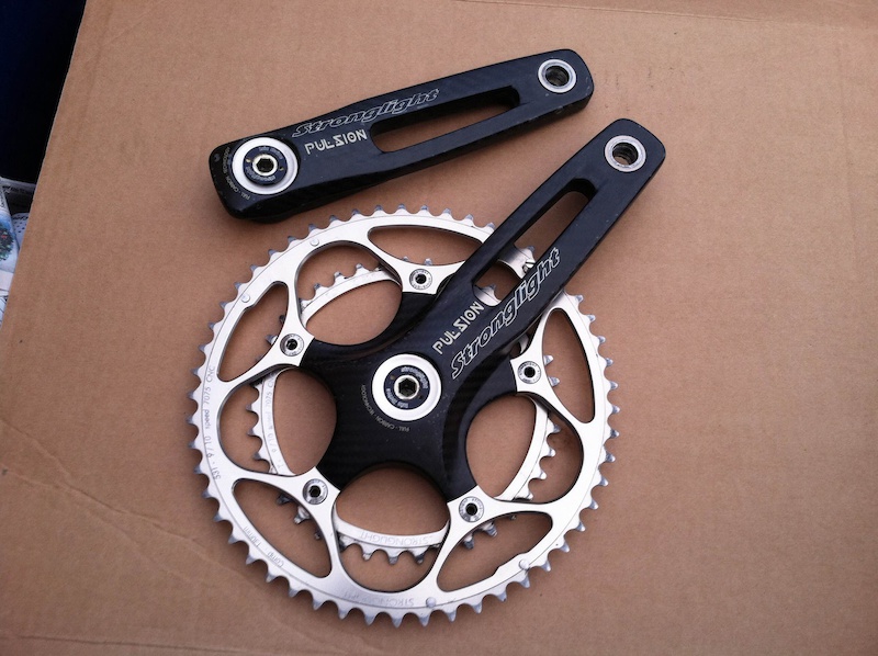 2005 Stronglight Pulsion Carbon Crank and Ti bottom bracket