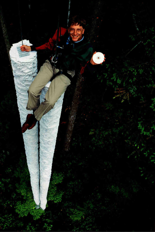 “This CD-ROM can hold more information than all the paper that’s here below me” – Bill Gates [1994]