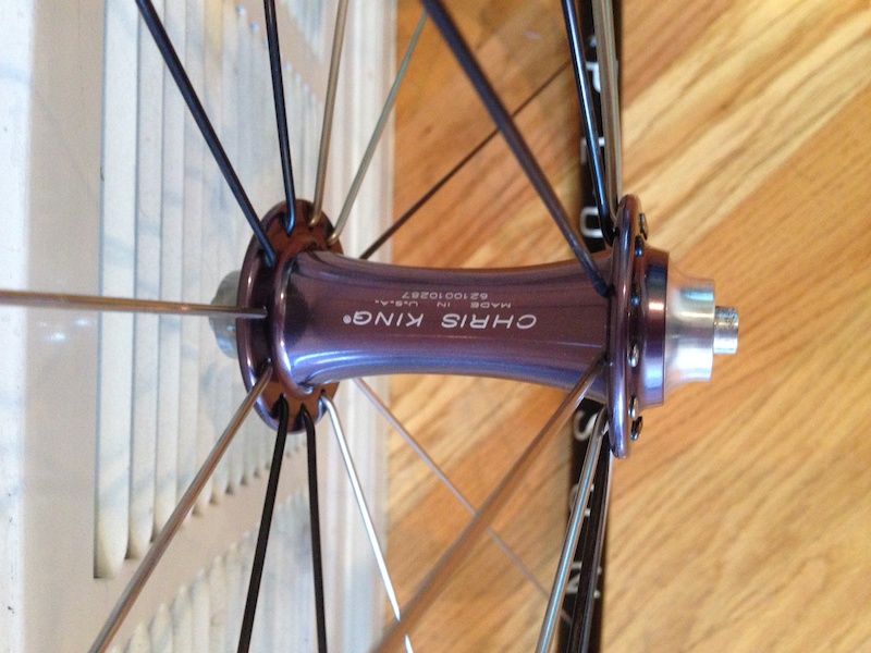 2013 Chris King 700c Road bike wheel set w/ H Plus Son rims