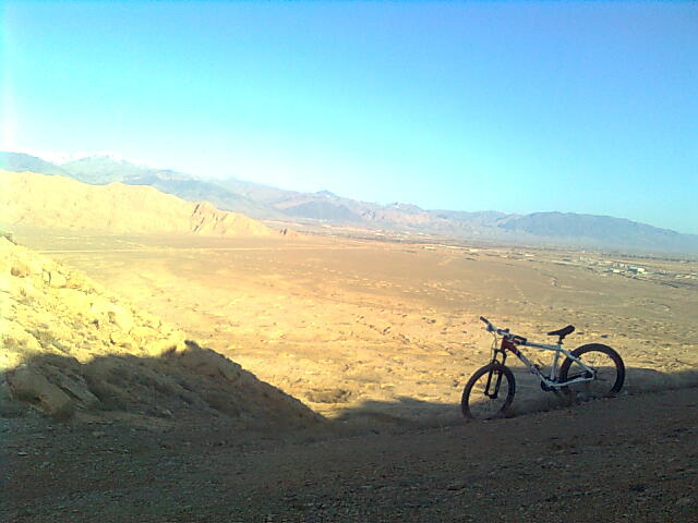 my bike and desert...