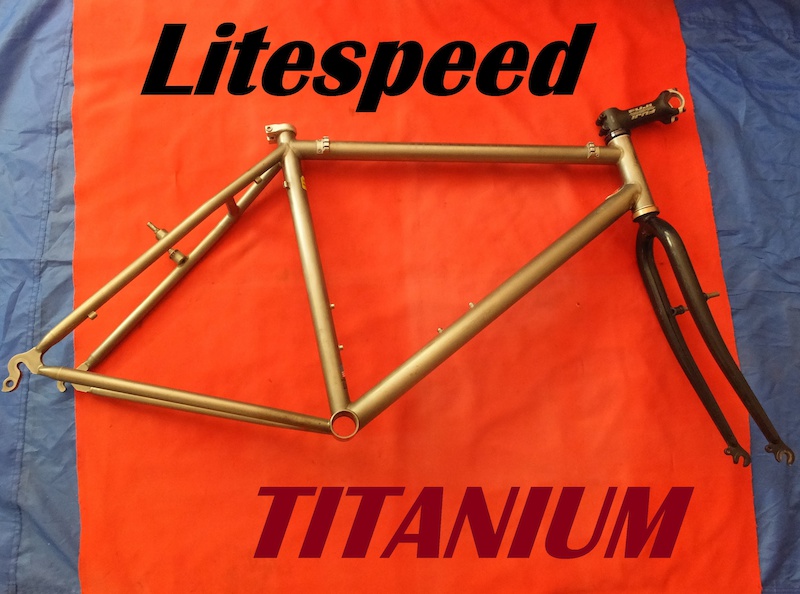 0 Litespeed Titanium Mtb Frame Large Steel Fork