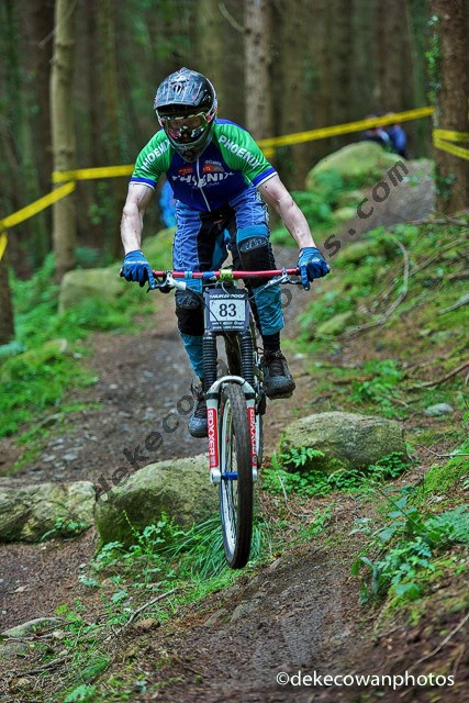 Mid Section of the 2015 DH Champs trail which was unfortunately partially trail centre based. Still fast and good fun.