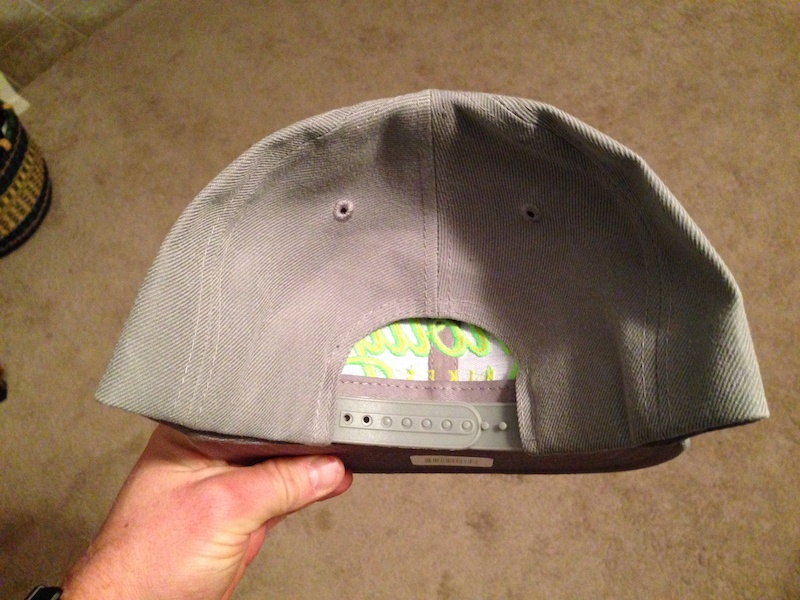 2016 Brand New Knolly Hat Gray w/Lime Green logo