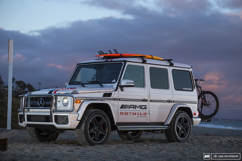 Traveling The World In Style Richie Schley S Mercedes Benz Amg G63 Pinkbike