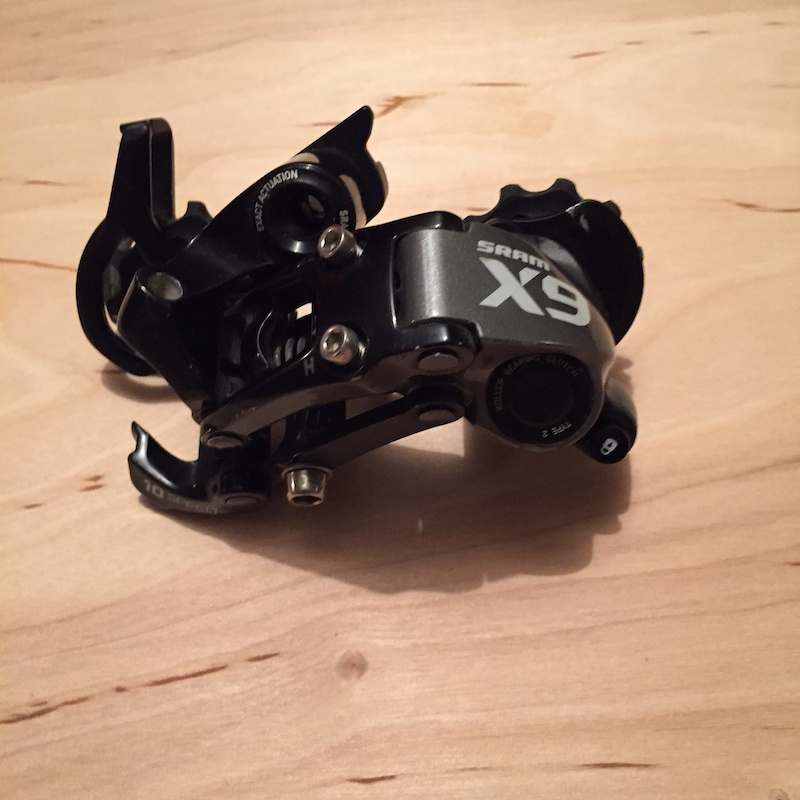 2013 Sram X9 Type 2 10sp Rear Derailleur Med Cage ExCond! For Sale