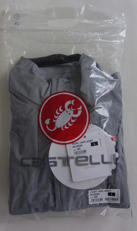 0 Castelli Pocket Liner jacket (L),waterproof,brand new