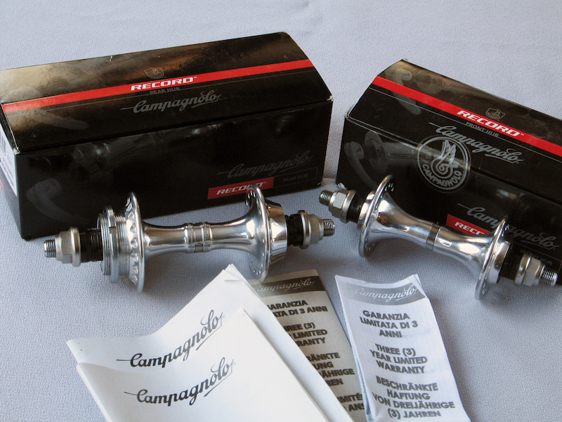 2015 Campagnolo Record Pista 36H Hubset - New in Boxes