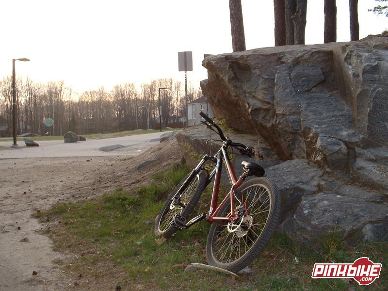 6 Foot Drop To Flat, With My 2006 Specialized P2 Cr-Mo In Front