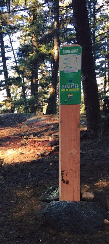 New trail signage.