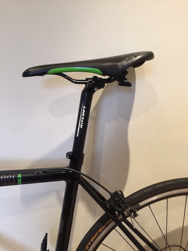 2015 Rose Pro SL 2000 57cm black green road bike £600