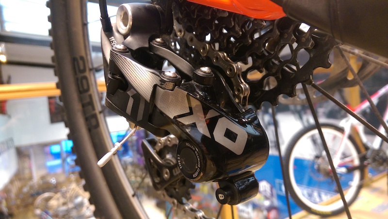 2016 Sram X01 rear mech, and X1 shifter, used for 3 weeks!