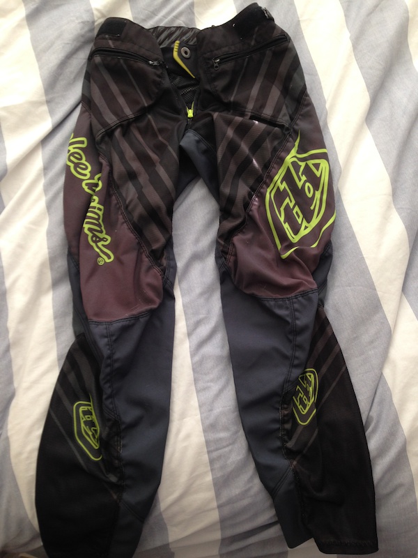 2015 Troy Lee Designs Sprint Black/Green DH Pants