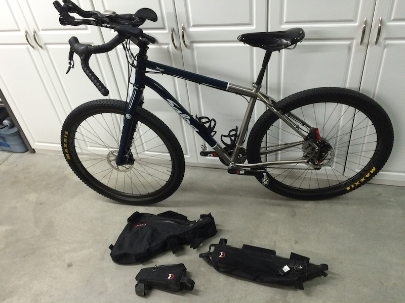 2014 Salsa Ti Fargow Carbon wheels; powered hub For Sale