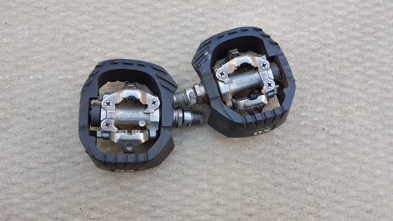 shimano dx flat pedals