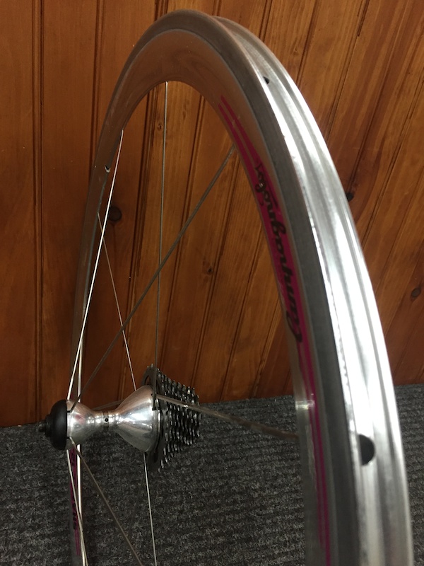 Campagnolo Shamal 12-HPW Titanium wheel set For Sale
