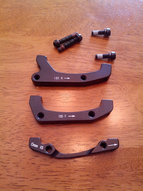 2015 Avid Brake Adapters 185F, 185R, Post Mount to IS