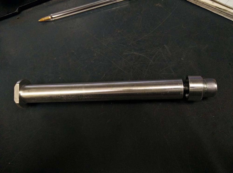Machined 20mm front axle