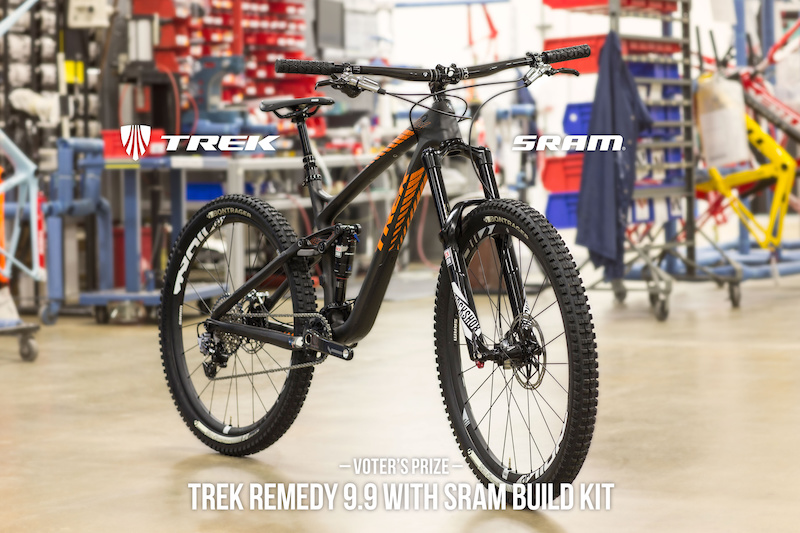 One lucky winner will be taking home this beauty from Trek and SRAM