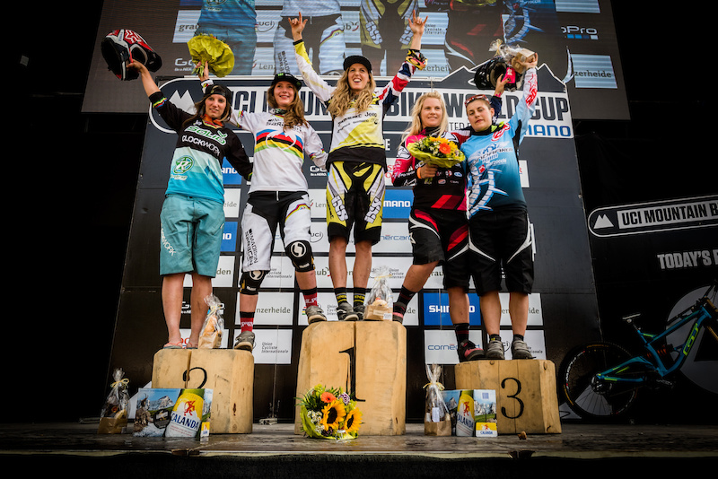 First WC podium for SRF rider Morgane Charre in 2015