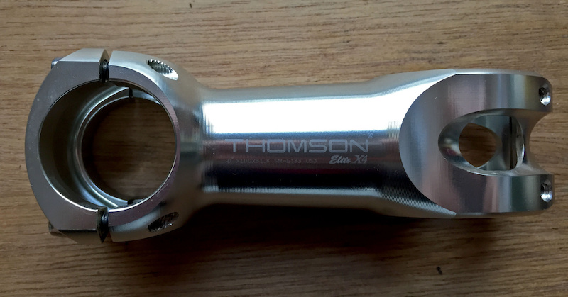 0 Thomson X4 Stem, Silver/100mm/0 deg/31.8