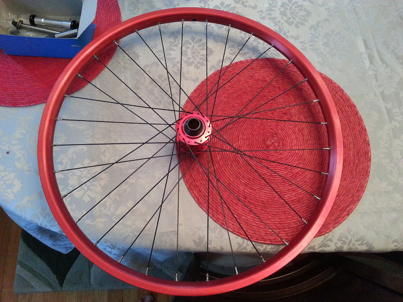2015 Red Azonic Outlaw Wheelset