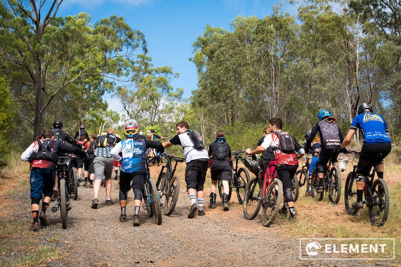 Making the climb up the Toowoomba range.
