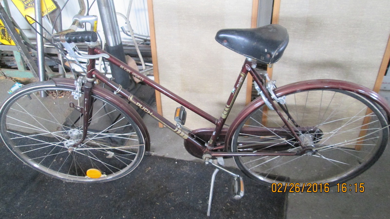 Women 1970s Puch Rugby Sport Bicycle Austria For Sale