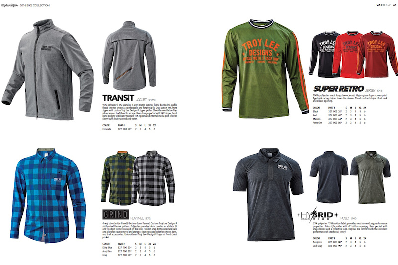 2016 Troy Lee Designs Apparel and Protection Range - Pinkbike