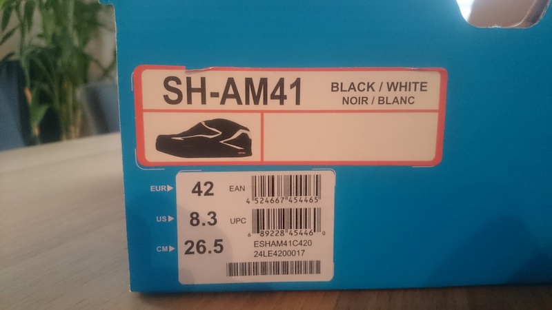 2016 Shimano AM-41 Flat MTB shoes
