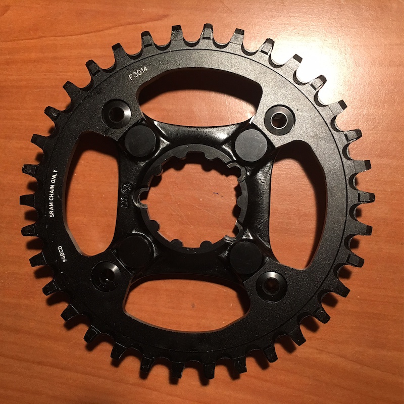 2015 SRAM X01 34T 11spd x-sync chain ring with spider