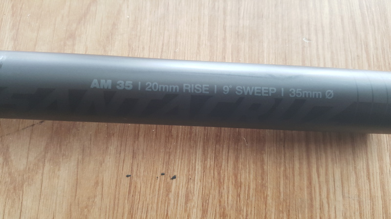 2016 New Santa Cruz 800mm Carbon Riser Bars, 35mm Clamp