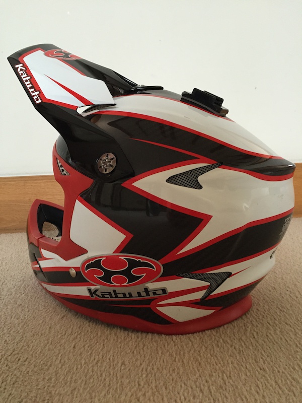 2015 Kabuto IXA Carbon Helmet M/L Red