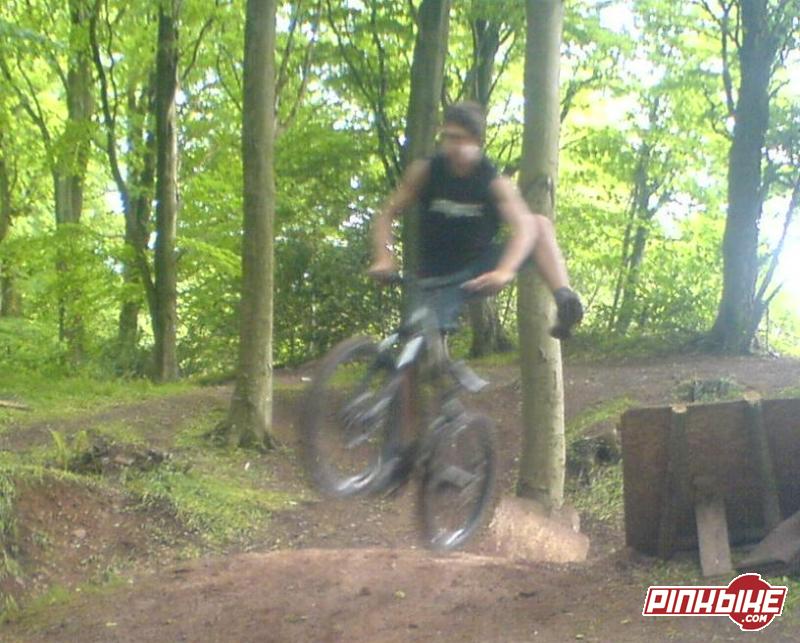 AARON DOING A 1 FOOTER ON MY BIKE, OUT OF THE BOWL (STEP UP)