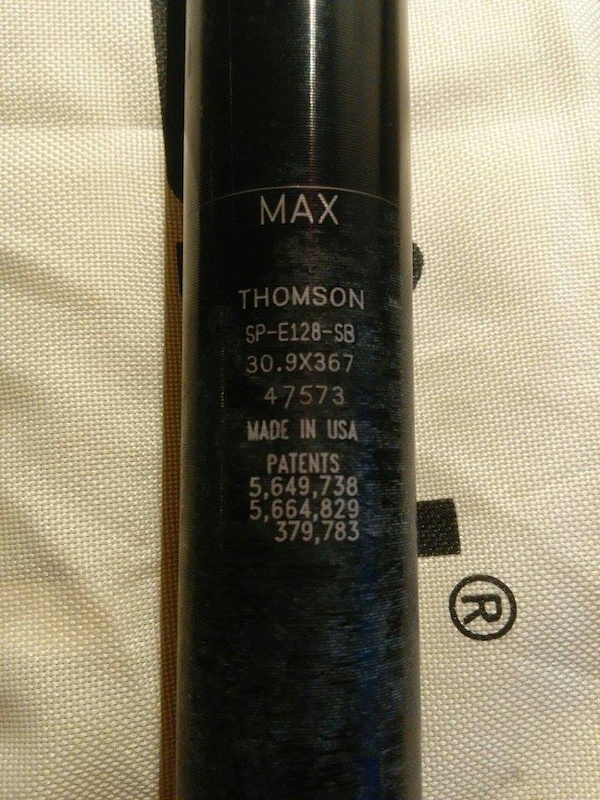 2014 Thomson Elite Setback Seatpost Black, 30.9x367mm