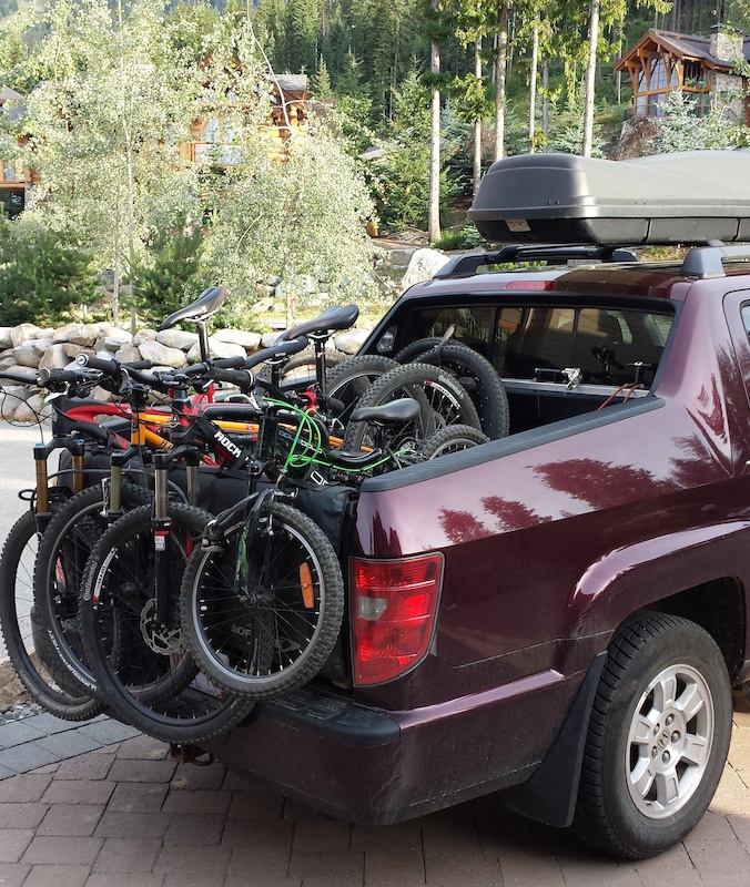 honda ridgeline tailgate bike pad