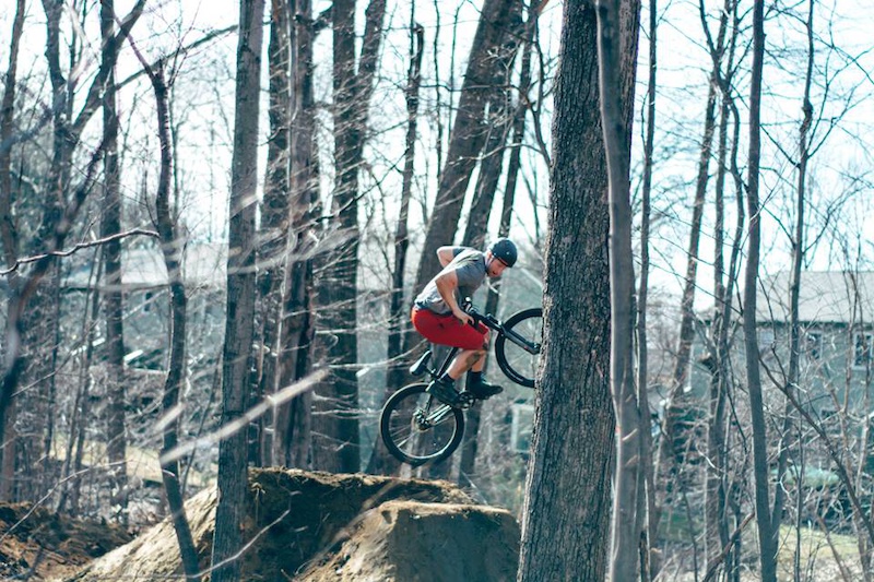 Tom at Maple Street Bike Park in Essex, Vermont, United States photo