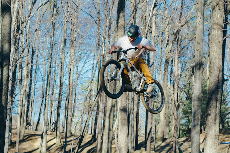 Chris at Maple Street Bike Park in Essex, Vermont, United States photo by chrischapman Pinkbike