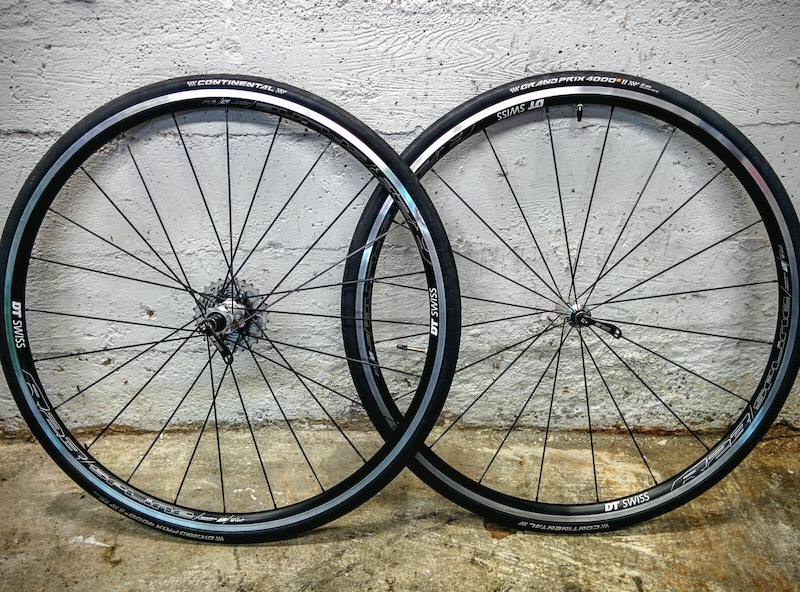 2016 DT Swiss R23 Spline Wheelset with Conti GP 4000s tires For Sale