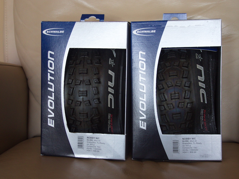 2015 2 *NEW* Tires Schwalbe Nobby nic 26x2.35